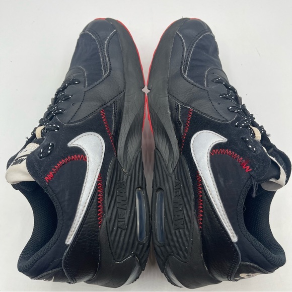 Nike Air Max Excee (GS) Shoes Black Red Silver CD6894-016 Youth Size 4 - Picture 5 of 13